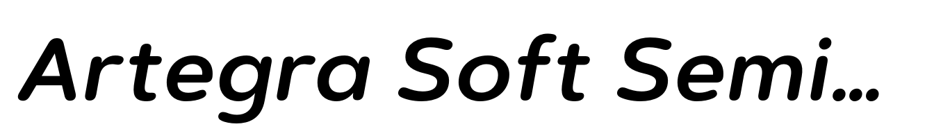 Artegra Soft SemiBold Italic